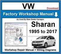 VW Volkswagen Sharan Workshop Repair Manual